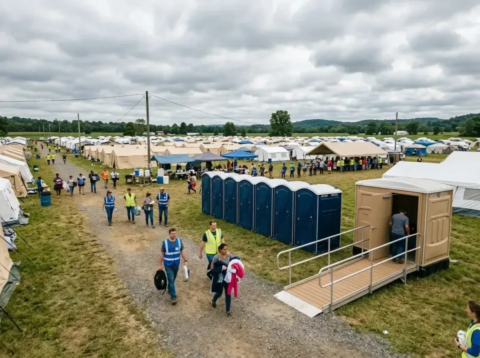 disaster-relief-camp-restrooms-010 — frequently asked questions, Dumpster & Portable Bathrooms Rental in Fountain Inn, SC